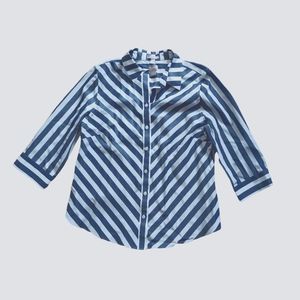 Chicos top striped size 1